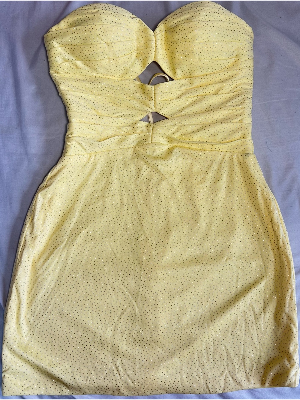 Sequin Homecoming Dress Strapless